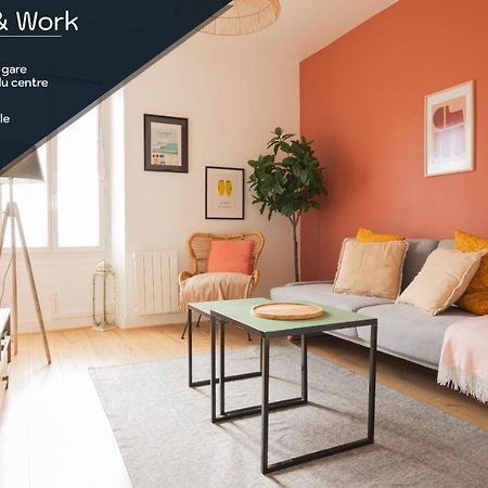 Ferienwohnung Chill And Work / Gare Tgv / Beau T2 Renove Rennes Exterior foto