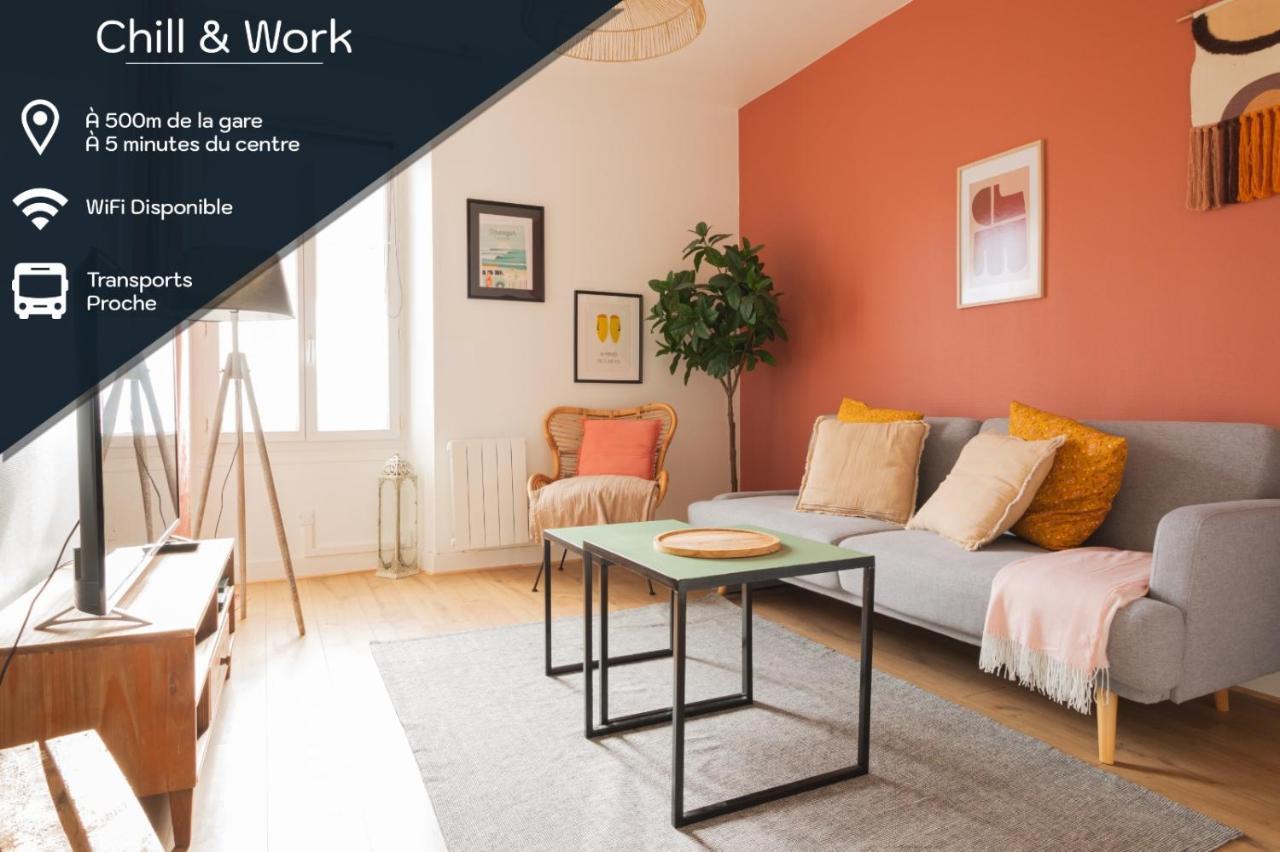 Ferienwohnung Chill And Work / Gare Tgv / Beau T2 Renove Rennes Exterior foto